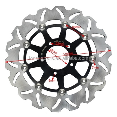 70kg 5 마운팅 홀 스테인리스 스틸 오토바이크 플로팅 브레이크 디스크 로터 가와사키 KLV 1000 DL V-STROM 650 DL V-STROM 1000