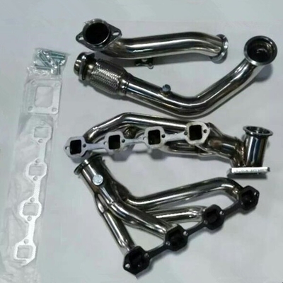 OEM 크기 유니버설 엔진 스테인리스 스틸 배기가스 다중 접착기 FIT MUSTANG 86-93 5.0L V8 302 T4 TURBO Hot Item