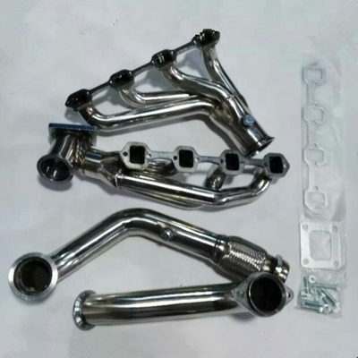 OEM 크기 유니버설 엔진 스테인리스 스틸 배기가스 다중 접착기 FIT MUSTANG 86-93 5.0L V8 302 T4 TURBO Hot Item