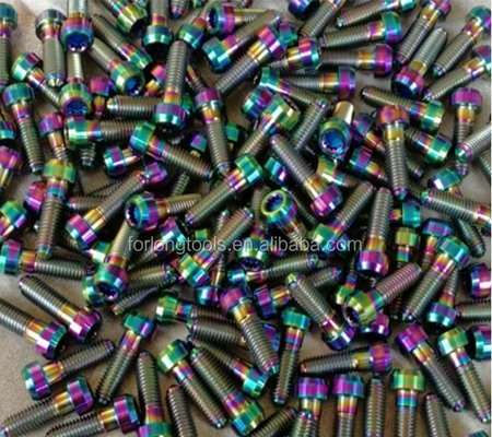 GR5 등급 티타늄 스플릿 림 볼트 M7 x 24MM DIN 표준 자연 마무리