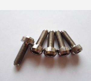 GR5 등급 티타늄 스플릿 림 볼트 M7 x 24MM DIN 표준 자연 마무리