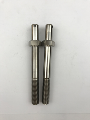 6AL-4V 티타늄 합금 천연 마무리 스프린트 자동차 티타늄 반지름 로드 볼트 1/2 &quot;-20 x 1-3/8&quot; DIN 표준과 헥스 헤드 볼트