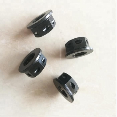 부식 내성 PVD 마감 M10 X 1.25 블랙 티타늄 헥스 플랜지 견과류 잠금 와이어 DIN 표준을 위해 구멍