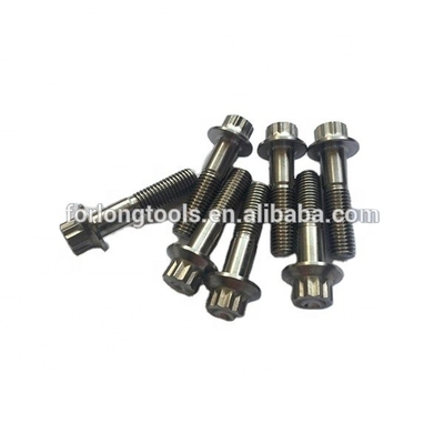 유니버설 해 2021 M8X32mm 화려한 티타늄 12점 플랜지드 헤드 볼트