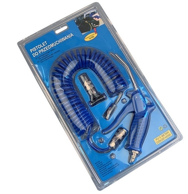 사용자 지정 지원 ODM 5m Hose Pneumatic Cleaning Gun Set Polyurethane TPU 손잡이 무부하 속도 N/M 전문 먼지 제거
