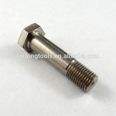 6AL-4V 티타늄 합금 천연 마무리 티타늄 3/8-24 x 1-1/2 &quot;UNF HEX 헤드 볼트 짧은 스레드 스프린트 볼트 DIN 표준