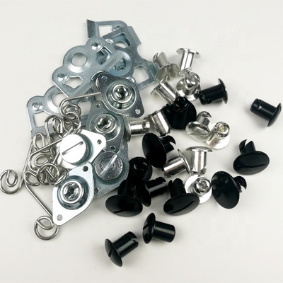 유니버설 알루미늄 7/16&quot; x.500&quot; 1/4&quot; 빠른 회전 돔 헤드 Dzus Fasteners 유니버설 성능을 위한 은 알루미늄