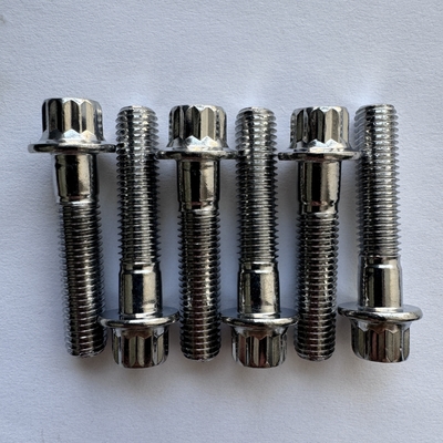 GR5 등급 정상 마무리 티타늄 볼트 M8 x1.25x 32MM 12점 플랜지 볼트