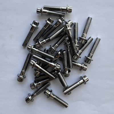 GR5 등급 정상 마무리 티타늄 볼트 M8 x1.25x 32MM 12점 플랜지 볼트