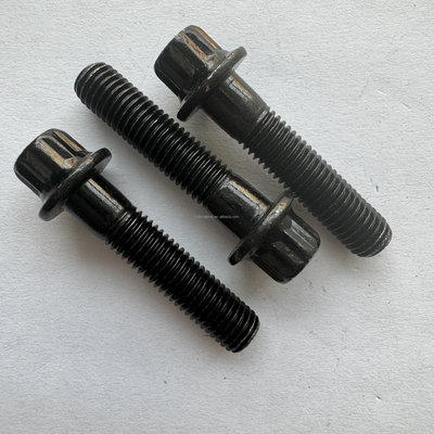 표준 OE NO. 티타늄 Gr5 12 PT RS/RX Split Rim Kits M7 x 32 볼트 및 견과류 플랜지 볼트 블랙 유니버설 자동차 장착용