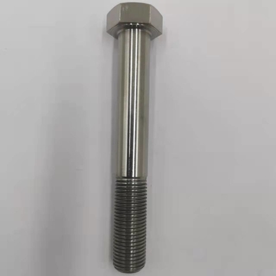 6AL-4V 티타늄 합금 천연 마무리 헥스 헤드 볼트 1/2 &quot;-20 x 4.5&quot; 중량 건설 필수 부품