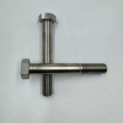 6AL-4V 티타늄 합금 천연 마무리 헥스 헤드 볼트 1/2 &quot;-20 x 4.5&quot; 중량 건설 필수 부품