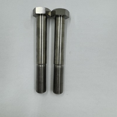 DIN 표준 GR5 티타늄 헥스 헤드 볼트 1/2 &quot;-20 x 4.5&quot; 천연 마무리 6AL-4V 티타늄 합금과 스터드 볼트