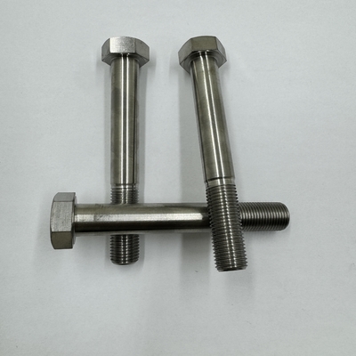 DIN 표준 GR5 티타늄 헥스 헤드 볼트 1/2 &quot;-20 x 4.5&quot; 천연 마무리 6AL-4V 티타늄 합금과 스터드 볼트