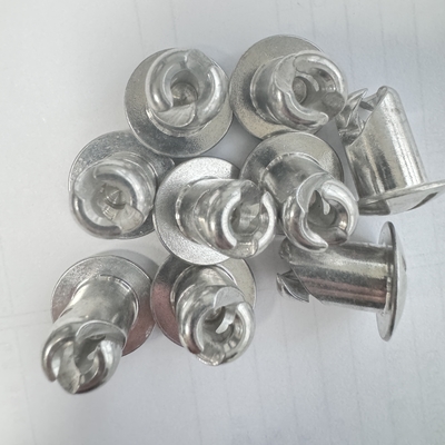 은 알루미늄 돔 헤드 Dzus 7/16 x.500 유니버설 스프린트 자동차 수정용 빠른 회전 고정 장치 빠른 설치