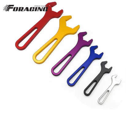 유니버설 AN 스패너 알루미늄 빌렛 레이싱 도구 세트 6 pcs 한 키트 AN4-AN16 레이싱 및 튜닝을위한 스프린트 자동차 랭크