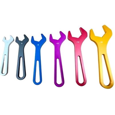 6 pcs AN 스패너 알루미늄 빌렛 레이싱 도구 세트 유니버설 자동차 피팅 An4-An16 스프린트 자동차 래인치 저렴한 가격