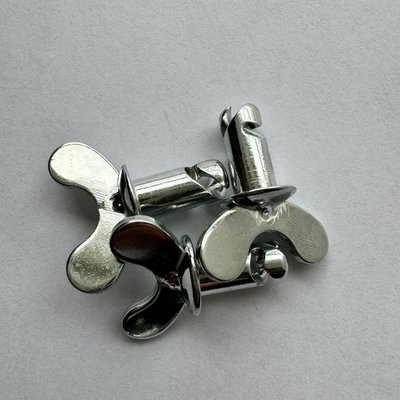 교체/수리 목적 OEM Dzus Dome Butterfly Head Button with Handle Silver 7/16&quot;x.500&quot; 스틸 스프린트 자동차