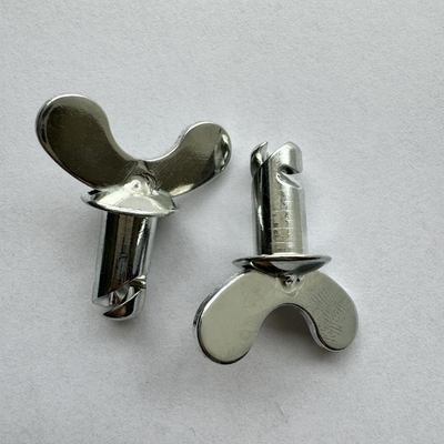 7/16&quot;x.500&quot; 유니버설 해 Dzus 돔 나비 머리 버튼 손잡이 실버 7/16&quot;x.500&quot; 스틸 스프린트 자동차 OEM 허용