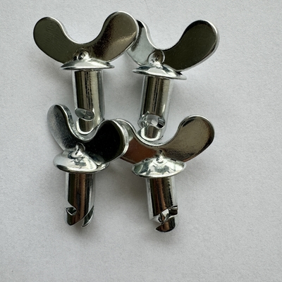 유니버설 Dzus Butterfly Head Button는 스프린트 자동차 연간 성능 향상을 위해 5/16&quot;x.500&quot;의 실버 스틸 손잡이입니다.