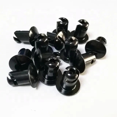 유니버설 7/16 &quot;x.600&quot; 블랙 쿼터 턴 Dzus 스터드 알루미늄 고정기 표준 OE NO.