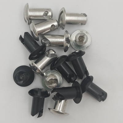 유니버설 Dzus Button 7/16&quot; *.0500 유니버설 모터스포츠 애호가들을 위한 은 알루미늄 스프린트 자동차 고정장치