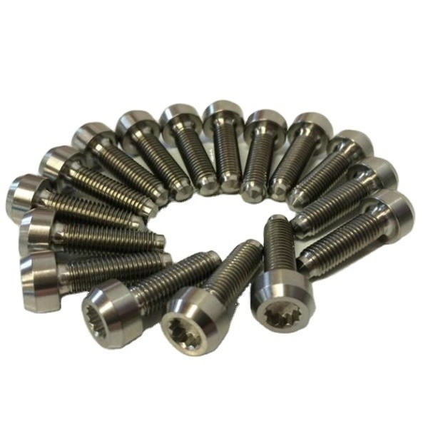 GR5 등급 티타늄 스플릿 림 볼트 M7 x 24MM DIN 표준 자연 마무리