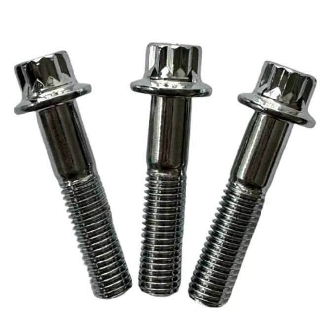 표준 티타늄 12 PT RS/ RX 스플릿 림 키트 M7 x 32 볼트 및 견과류 플랜지 나사