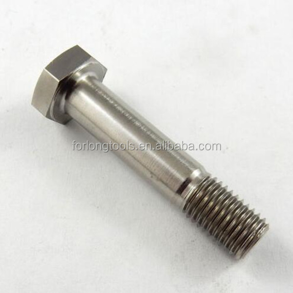 6AL-4V 티타늄 합금 천연 마무리 헥스 헤드 볼트 1/2 &quot;-20 x 4.5&quot; 중량 건설 필수 부품