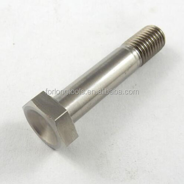 DIN 표준 GR5 티타늄 헥스 헤드 볼트 1/2 &quot;-20 x 4.5&quot; 천연 마무리 6AL-4V 티타늄 합금과 스터드 볼트