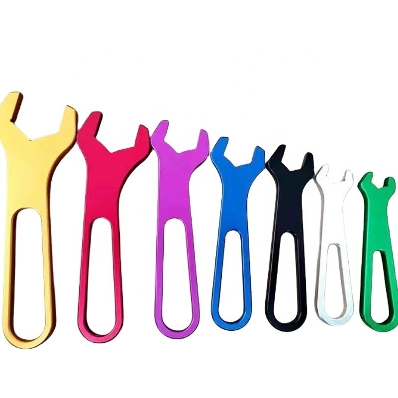 6 pcs AN 스패너 알루미늄 빌렛 레이싱 도구 세트 유니버설 자동차 피팅 An4-An16 스프린트 자동차 래인치 저렴한 가격